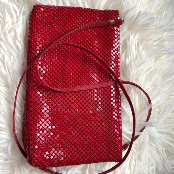 Vintage chain mail clutch with detachable strap - Picture 2 of 4